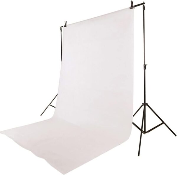 5X7ft Solid White Chromakey Photography Backdrop Video Studio White Portrait Background for Photo Studio Prop - Image 2