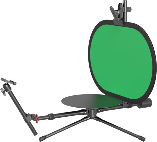 SmallRig Professional 12" 360° Photography Turntable, Adjustable Shooting Angle, Camera Spinner Portable Video Rotating Platform, Photo Booth for Product Photography/Video Making - 4807