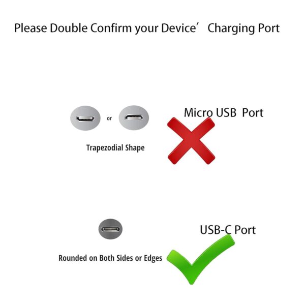 4 Pack 25 ft USB C Cable for CCTV WiFi Security Camera, Type-C Extension Cord Flat Waterproof Wire Clips, Black - Image 2
