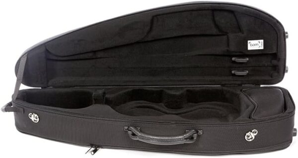 Bam France Classic SG5003S Saint Germain Shaped 4/4 Violin Case with Black Exterior - Image 3