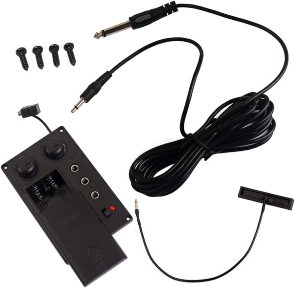 MILISTEN Pickup Pickup Mic Violin EQ Bass Eq 1 violin pickup violin parts violin accessories violin pickup Set Violin Equalizer Preamp Pickup Equalizer Violin Microphone Violin