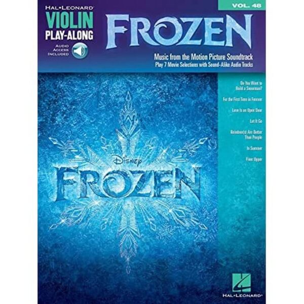 Frozen Violin Play-Along Volume 48 Book/Online Audio