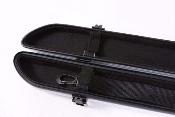 Carbon fiber Violin Viola Cello Bow Case hard carrying case Lightweight violin bow Box Hold 2pcs bow Nice protection (Black) - Image 7