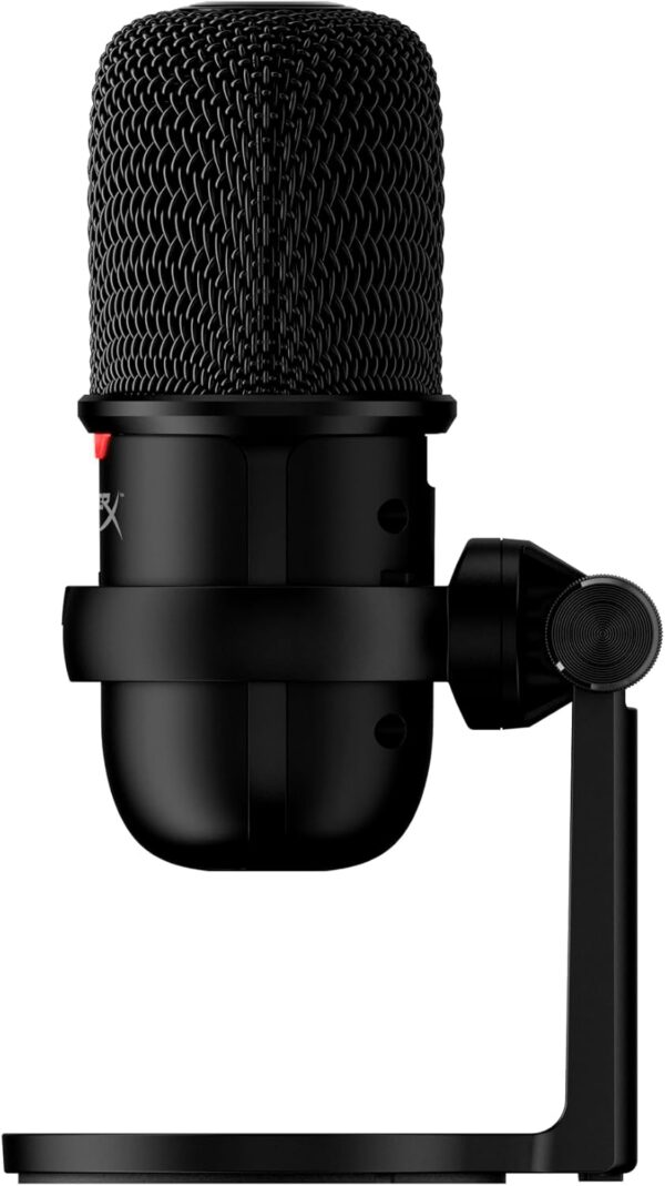 HyperX SoloCast – USB Condenser Gaming Microphone, for PC, PS4, PS5 and Mac, Tap-to-Mute Sensor, Cardioid Polar Pattern, great for Streaming, Podcasts, Twitch, YouTube, Discord,Black - Image 4