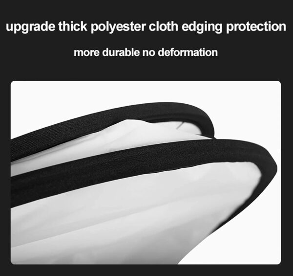 Selens Soft White Diffuser Foldable Light Diffuser Light Diffusion Panel with Carry Bag, Diffuser Fabric Light Modifier for ​TV Production Video Studio Photography Interview Portrait Shots -31x47in… - Image 3