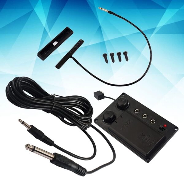 MILISTEN Pickup Pickup Mic Violin EQ Bass Eq 1 violin pickup violin parts violin accessories violin pickup Set Violin Equalizer Preamp Pickup Equalizer Violin Microphone Violin - Image 3