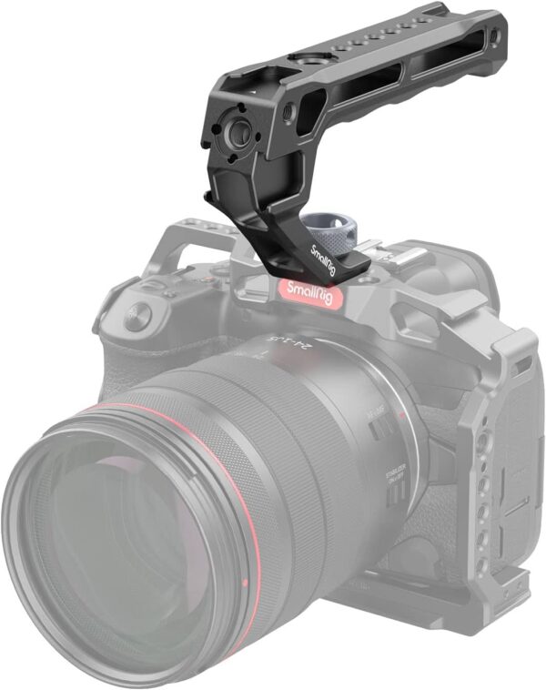 SmallRig Top Handle with 3/8"-16 Locating Pins for ARRI Grip for Camera Cage, Universal Video Rig with 5 Cold Shoe Adapters to Mount DSLR Camera with Microphone/LED Light/Monitor - 3765 - Image 8