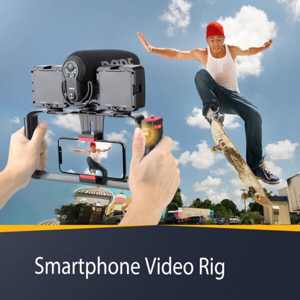 Handheld Stabilizer with Smartphone Video Rig, Video Action Handhels Rig for All Camera Action Camera Camcorder and Smartphones ﻿ - Image 3