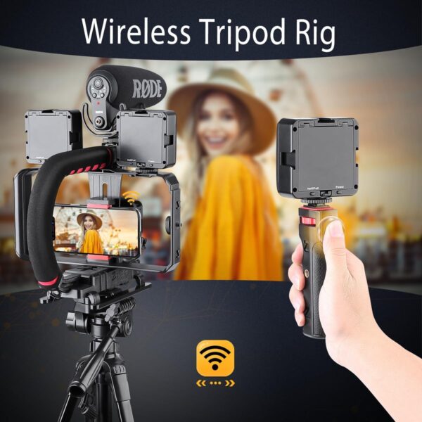 Handheld Stabilizer with Smartphone Video Rig, Video Action Handhels Rig for All Camera Action Camera Camcorder and Smartphones ﻿ - Image 4