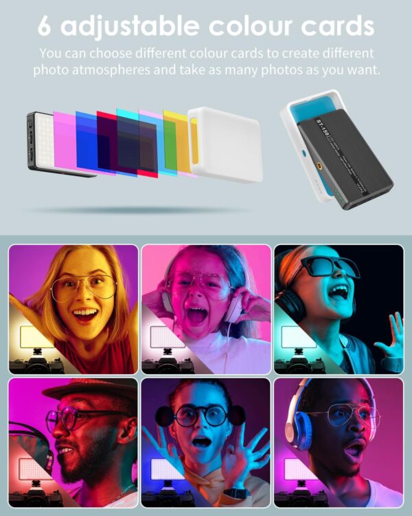 150 LED Phone Light, Selfie Light for Phone, Light for Phone/iPad/iPhone/Camera, 5500Mah Rechargeable Light, 3 Lighting Adjustment Modes, Phone Selfie Light for Photography/TikTok/Vlog/Video - Image 5