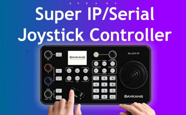 AVKANS 20X NDI PTZ Camera Kits - 2pcs 20X AI Auto Tracking NDI Camera with 1pcs IP Joystick Controller Package for Church Live Streaming Video Production（2X LV20N and 1x AV-Joy-IP） - Image 6
