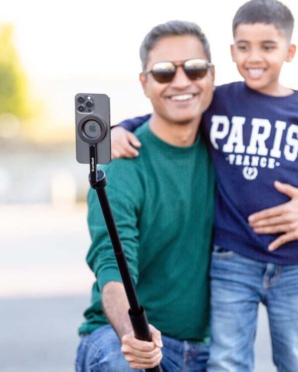 Magnetic Tripod for iPhone, 64” Selfie Stick for iPhone Magsafe, Phone Tripod Stand with Remote for Cell Phone Video Recording Travel - Image 4
