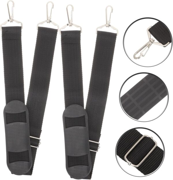 2pcs Violin Case Strap Violin Container Strap Violin Storage Bag Strap Thickened Violin Bag Strap Instrument Bag Strap Violin Storage Case Strap Violin Holder Bag Shoulder Strap - Image 2