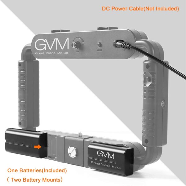 GVM Great Video Maker LED Ring Light 5600K Selfie Light, Smartphone Video Rig & Phone Video Stabilizer for Camera, Smartphone, Makeup, YouTube Setup, Self-Portrait Shooting with Bluetooth - Image 8