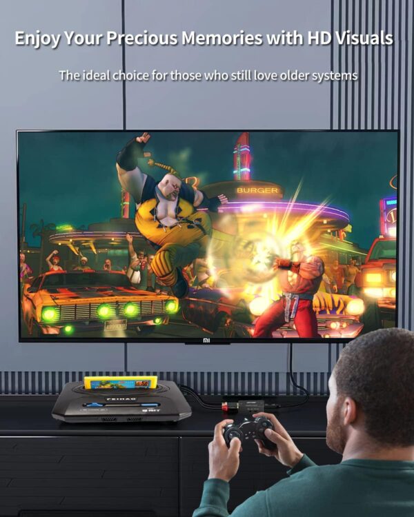 RCA to HDMI Converter, RCA to HDMI Adapter, 1080P Mini RCA Composite CVBS AV to HDMI Video Audio Converter Adapter Support PAL/NTSC for N64 Wii PS2 PS3 Xbox VHS - with HDMI Cable - Image 6