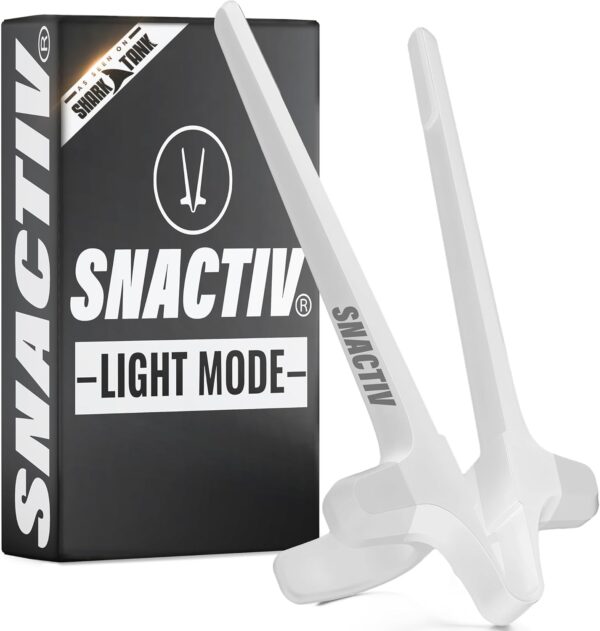 SNACTIV PRO Finger Chopsticks for Gamers - As Seen on Shark Tank! The Official Snacking Tool of the Future - Enjoy Snacks and Chips with Ease - Innovative Gaming Snacking Solution - Snack Chopsticks