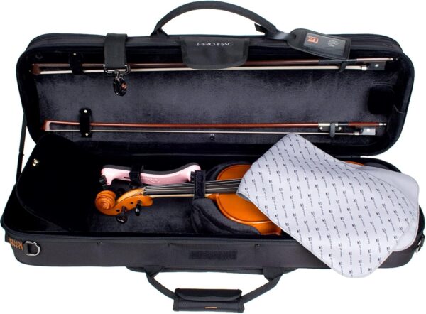 Protec Deluxe 4/4 Violin PRO PAC Case-Black, Model PS144DLX - Image 4