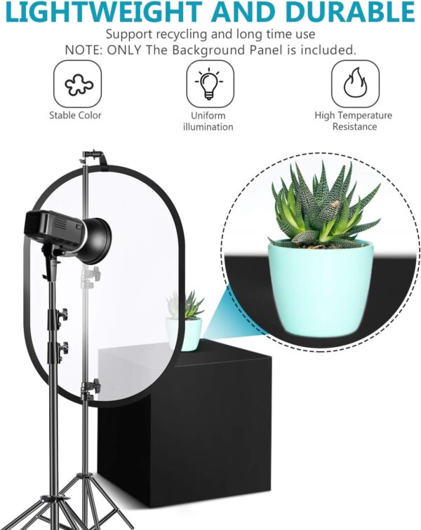NEEWER Light Diffuser Panel for Photography, 23.6"x35"/60x90cm Soft White Diffuser Fabric with Carry Bag, Collapsible Pop Out Light Modifier for Studio and Outdoor Portrait, Product, Video Shooting - Image 6