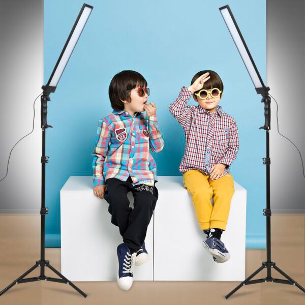 180 LED Light Photography Studio LED Lighting Kit Adjustable Light with Light Stand Tripod Photographic Video Fill Light - Image 2