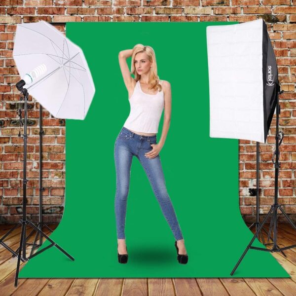 800W 5500K Umbrellas Softbox Continuous Lighting Kit with Backdrop Support System for Photo Studio Product, Portrait and Video Shoot Photography - Image 6