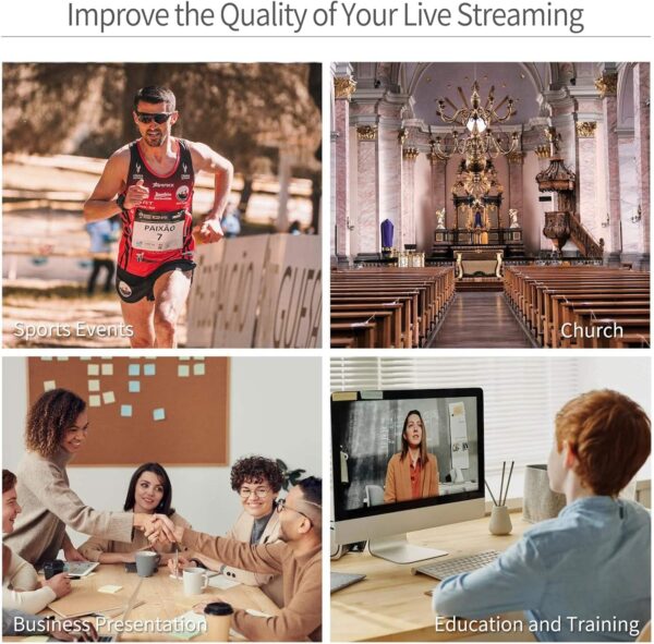 FEELWORLD LIVEPRO L1 V1 Multi Camera Video Mixer Switcher 2 Inch LCD Display 4 x HDMI Inputs USB 3.0 Output Format Real Time Production Live Streaming Lightweight - Image 8
