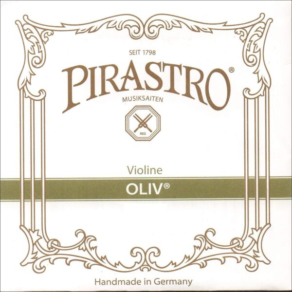 Pirastro Oliv 4/4 Violin Set - Medium Gauge with Ball End E