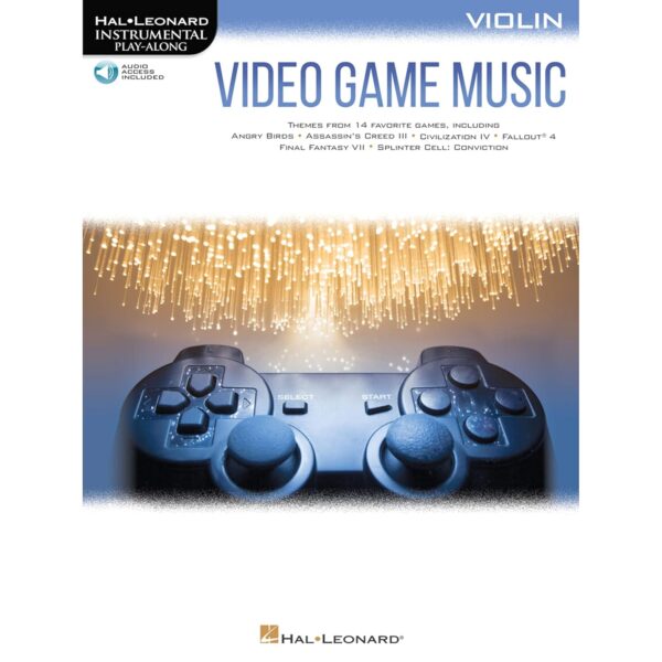 Video Game Music: Instrumental Play-Along Series - Violin (Book/Online Audio) (Hal-Leonard Instrumental Play-Along)