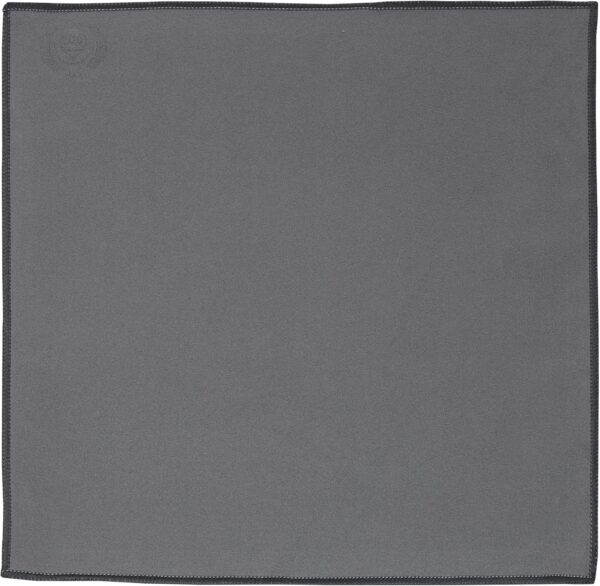 MI&VI Synthetic Chamois Microfiber Instrument Cleaning & Polishing Cloth for Violin, Viola, Cello, Bass, Guitar, Saxophone, Flute 12x12in (Charcoal-Grey) - Image 3