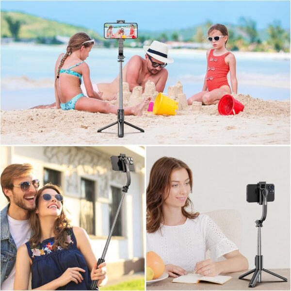 SelfieShow Selfie Stick, Extendable Selfie Stick Tripod with Wireless Remote and Tripod Stand, Portable, Lightweight, Compatible with iPhone 15 14 13 12 Pro Xs Max X 8Plus, Samsung Smartphone and More - Image 9