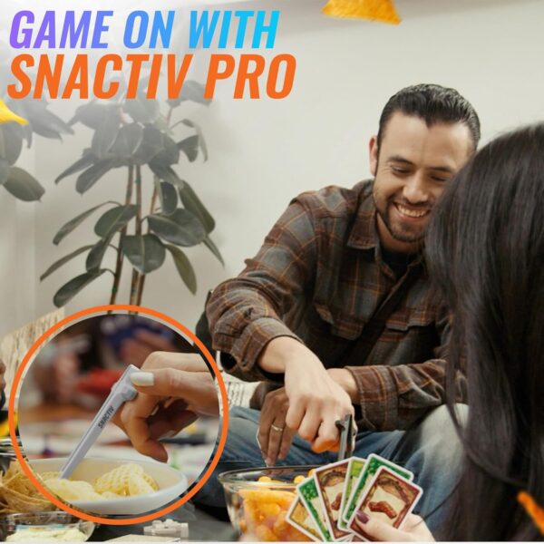 SNACTIV PRO Finger Chopsticks for Gamers - As Seen on Shark Tank! The Official Snacking Tool of the Future - Enjoy Snacks and Chips with Ease - Innovative Gaming Snacking Solution - Snack Chopsticks - Image 7