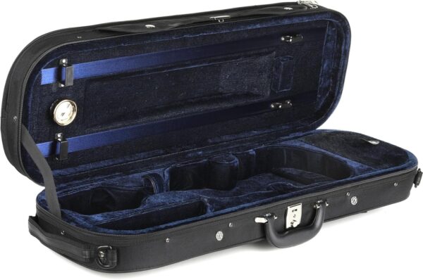 CC398 Core Economy Model Oblong Violin Case - Black, 3/4 Size