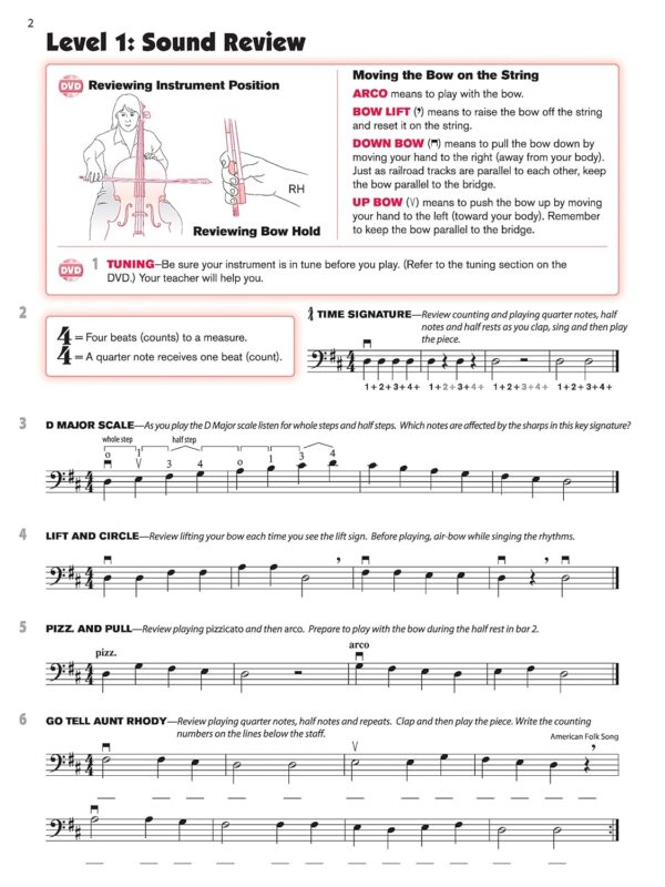 Sound Innovations for String Orchestra, Bk 2: A Revolutionary Method for Early-Intermediate Musicians (Cello), Book & Online Media - Image 2