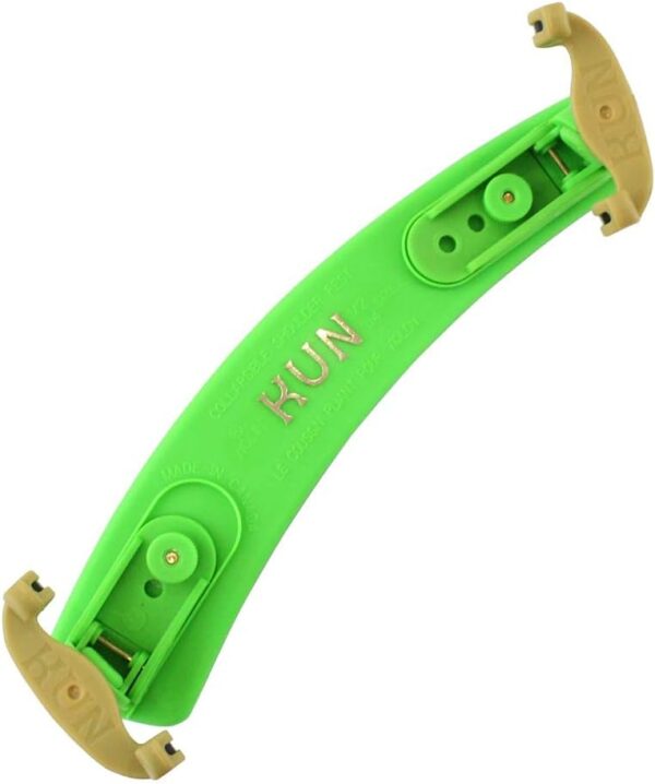 Kun Collapsible 1/2 & 3/4 Violin Shoulder Rest - Atomic Green