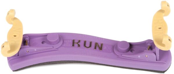 Kun Collapsible Mini Purple Shoulder Rest for 1/16-1/4 Violin - Image 3