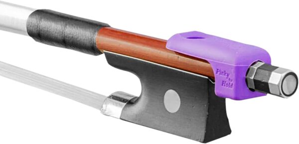 PinkyHold for Violin and Viola Bows, Bowing Aid for the Pinky, Fits on All Sizes of Violin and Viola Bows