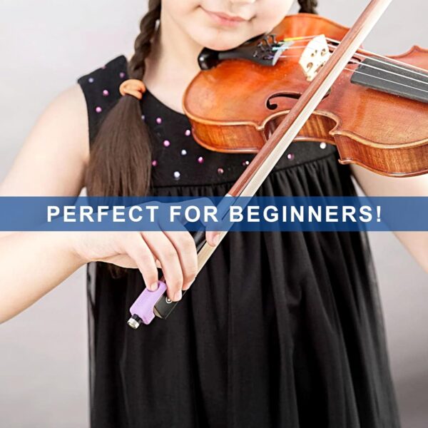 PinkyHold for Violin and Viola Bows, Bowing Aid for the Pinky, Fits on All Sizes of Violin and Viola Bows - Image 4