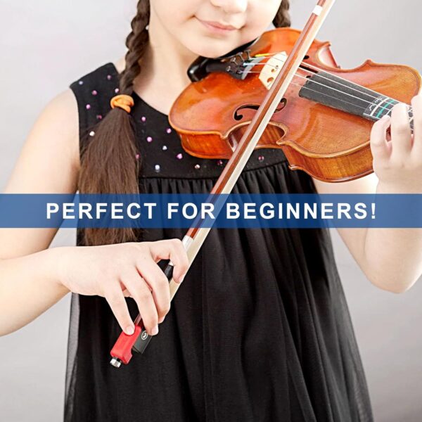 PinkyHold for Violin and Viola Bows, Bowing Aid for the Pinky, Fits on All Sizes of Violin and Viola Bows - Image 4