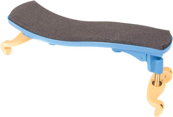 Kun - Collapsible Mini 1/16 to 1/4 Violin Shoulder Rest - Blue - Image 2