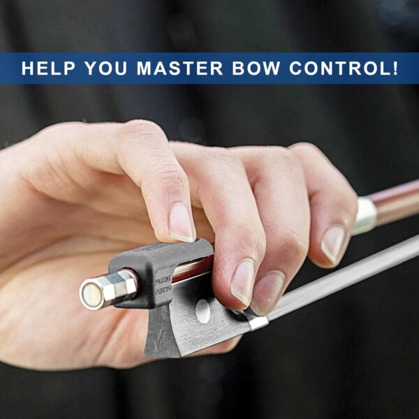 PinkyHold for Violin and Viola Bows, Bowing Aid for the Pinky, Fits on All Sizes of Violin and Viola Bows - Image 3