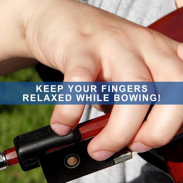 PinkyHold for Violin and Viola Bows, Bowing Aid for the Pinky, Fits on All Sizes of Violin and Viola Bows - Image 2