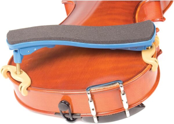 Kun - Collapsible Mini 1/16 to 1/4 Violin Shoulder Rest - Blue - Image 4