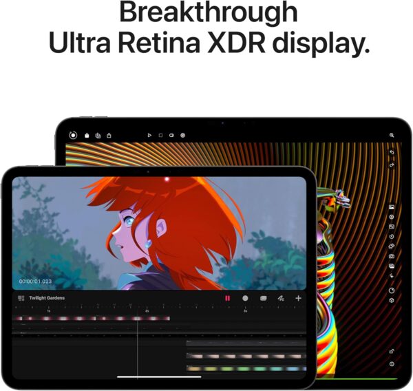 Apple iPad Pro 13-Inch (M4): Built for Apple Intelligence, Ultra Retina XDR Display, 256GB, 12MP Front/Back Camera, LiDAR Scanner, Wi-Fi 6E, Face ID, All-Day Battery Life — Silver - Image 3